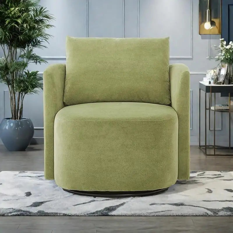 Fauteuil pivotant à 360° en chenille avec design ergonomique incurvé et capacité de charge de 200 kg