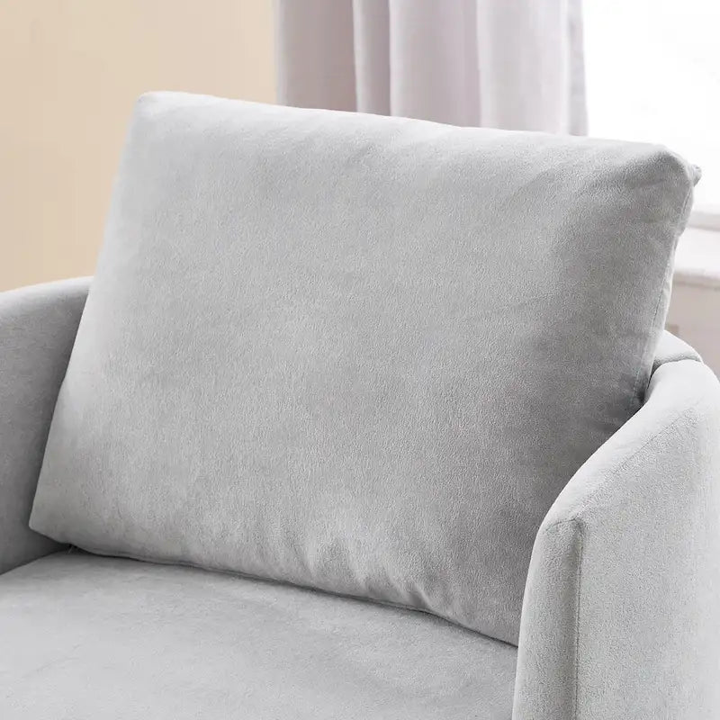Fauteuil pivotant à 360° en chenille avec design ergonomique incurvé et capacité de charge de 200 kg