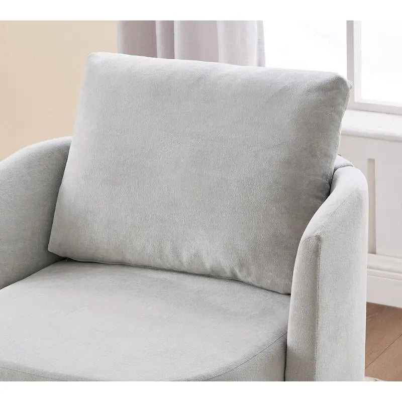 Fauteuil pivotant à 360° en chenille avec design ergonomique incurvé et capacité de charge de 200 kg