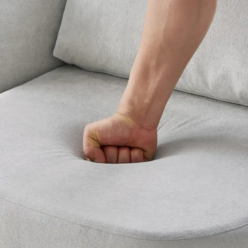 Fauteuil pivotant à 360° en chenille avec design ergonomique incurvé et capacité de charge de 200 kg