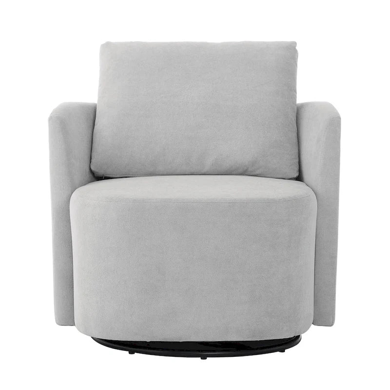 Fauteuil pivotant à 360° en chenille avec design ergonomique incurvé et capacité de charge de 200 kg