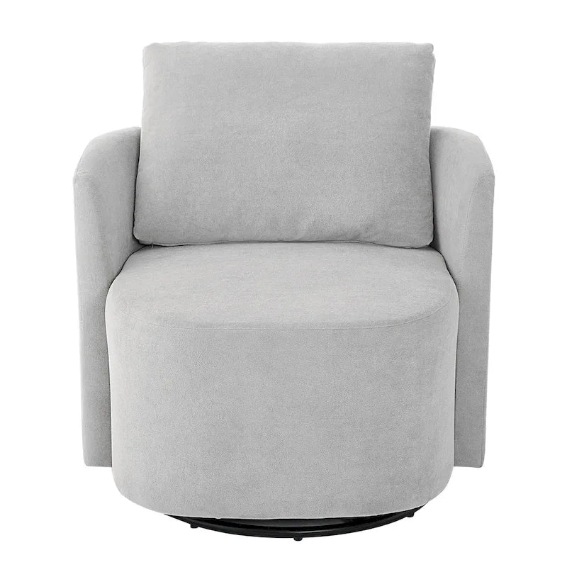Fauteuil pivotant à 360° en chenille avec design ergonomique incurvé et capacité de charge de 200 kg