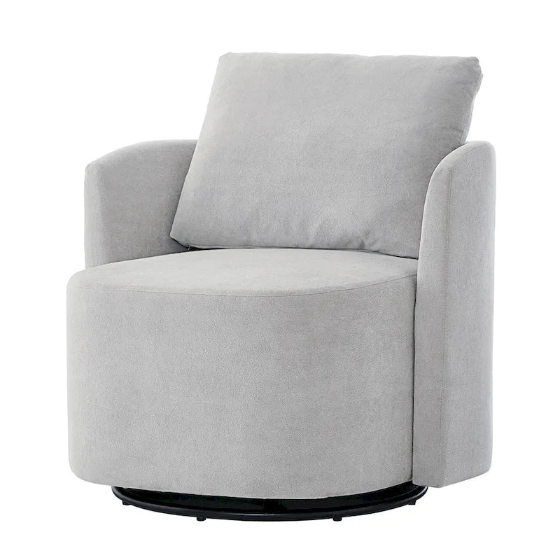 Fauteuil pivotant à 360° en chenille avec design ergonomique incurvé et capacité de charge de 200 kg