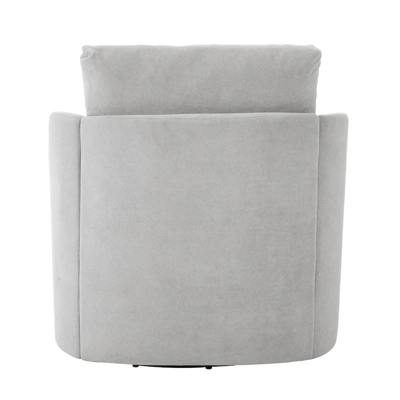 Fauteuil pivotant à 360° en chenille avec design ergonomique incurvé et capacité de charge de 200 kg