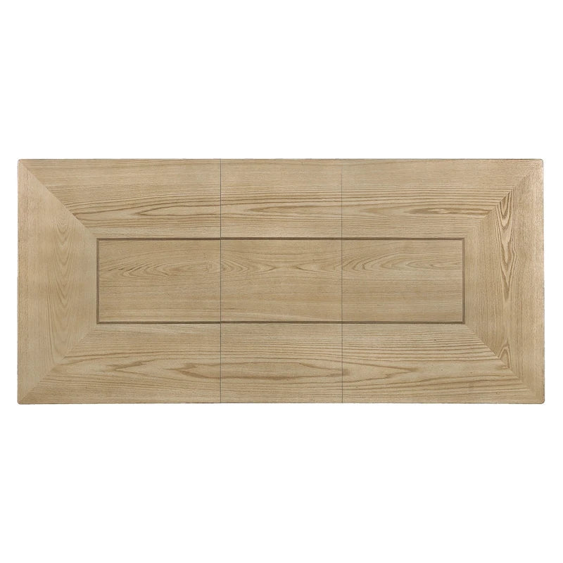 Ensemble de table à manger extensible 5 pièces, table extensible de style campagnard avec rallonge de 45 cm.