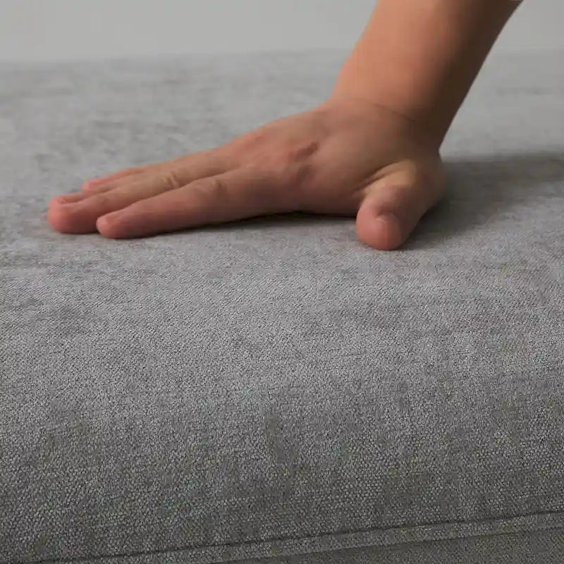 Fauteuil lounge surdimensionné en chenille