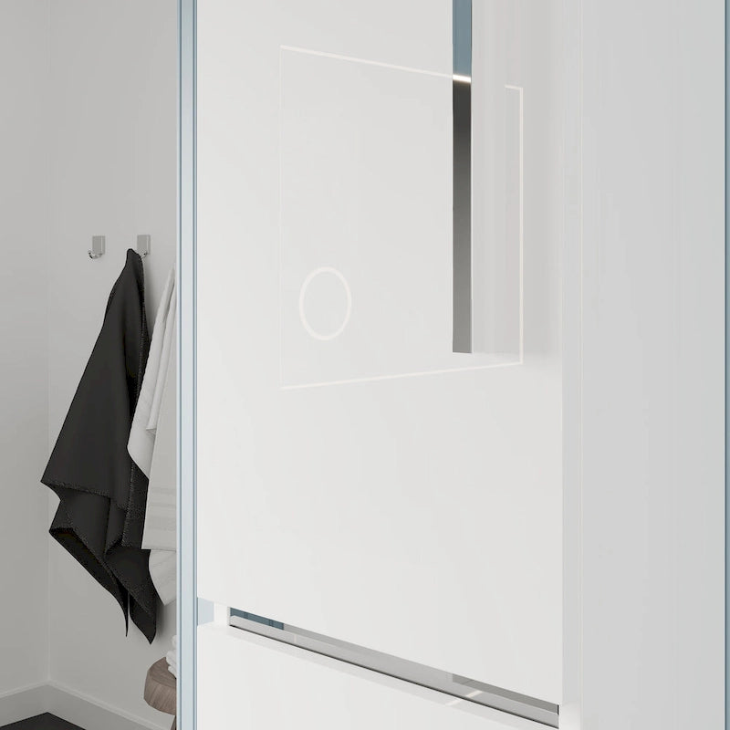 Armoire à linge autoportante Eviva Olivia, 35,5 cm (L) x 178 cm (H), blanc brillant
