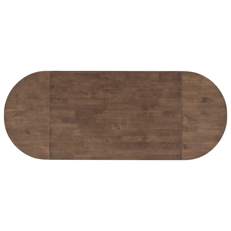 Ensemble de salle à manger rustique 3 pièces avec table à abattant et 2 chaises