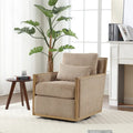 Fauteuil pivotant Camel 26.77 avec cadre en bois dur