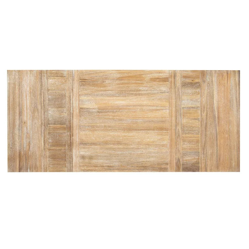 Ensemble de salle à manger en bois 6 pièces avec table extensible, 4 chaises et banc.