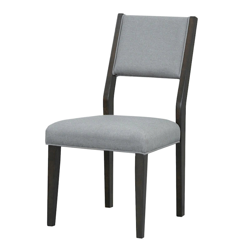 Ensemble de salle à manger extensible en bois de style campagnard, composé de 9 pièces, avec 2 rallonges amovibles et 8 chaises de salle à manger rembourrées.