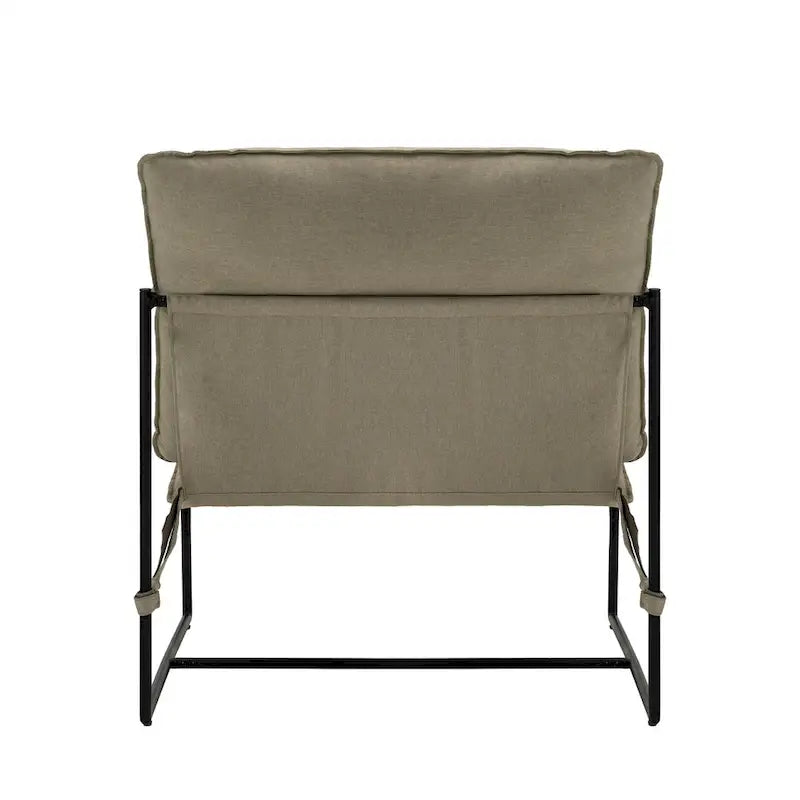 Fauteuil d'appoint à structure métallique, fauteuil suspendu avec coussin de sac