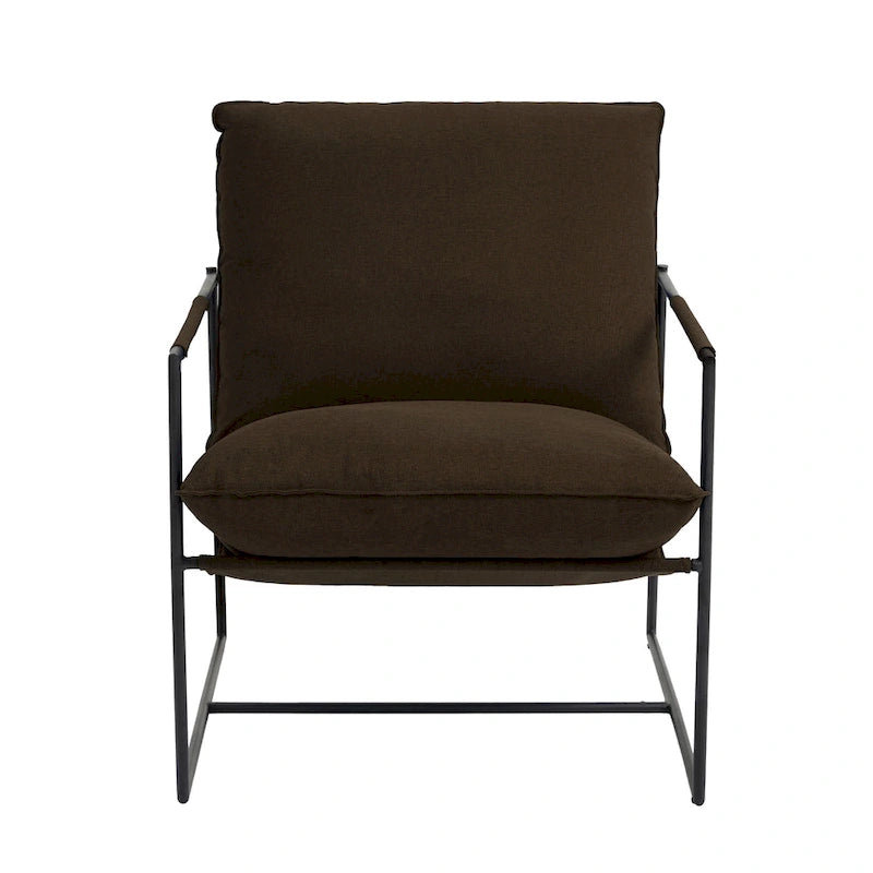 Fauteuil d'appoint à structure métallique, fauteuil suspendu avec coussin de sac
