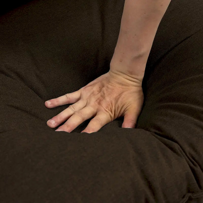 Fauteuil d'appoint à structure métallique, fauteuil suspendu avec coussin de sac