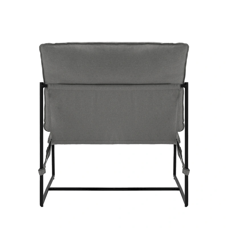 Fauteuil d'appoint à structure métallique, fauteuil suspendu avec coussin de sac