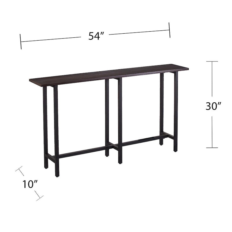 Table console longue et étroite Tundry de SEI Furniture