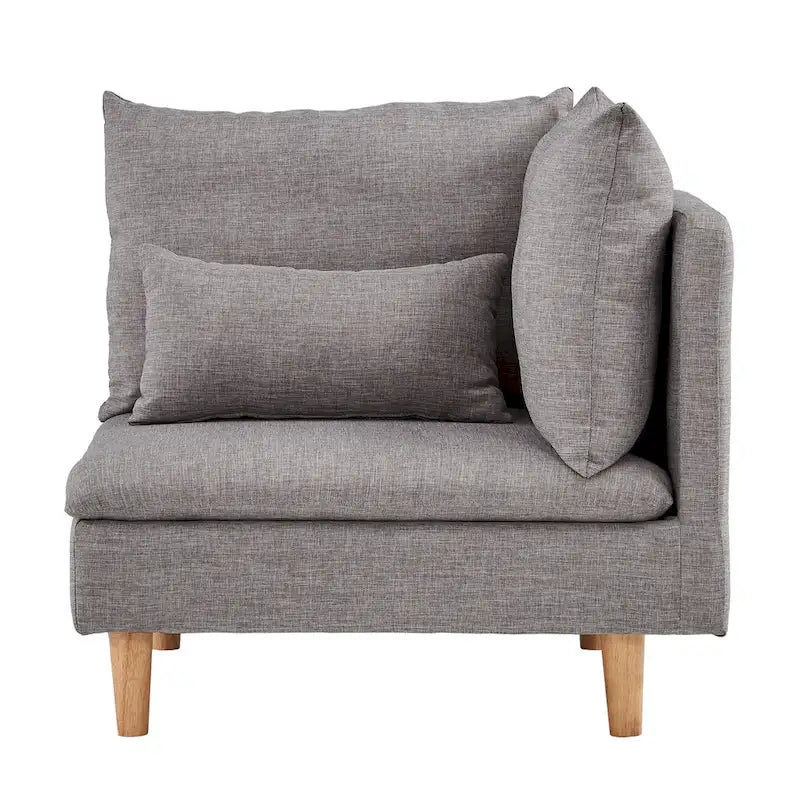 Fauteuil d'angle modulaire Malina style milieu du siècle par iNSPIRE Q Modern