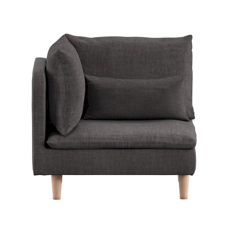 Fauteuil d'angle modulaire Malina style milieu du siècle par iNSPIRE Q Modern