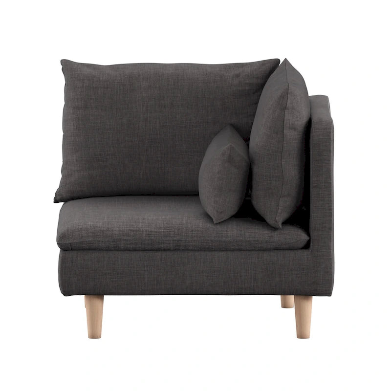 Fauteuil d'angle modulaire Malina style milieu du siècle par iNSPIRE Q Modern