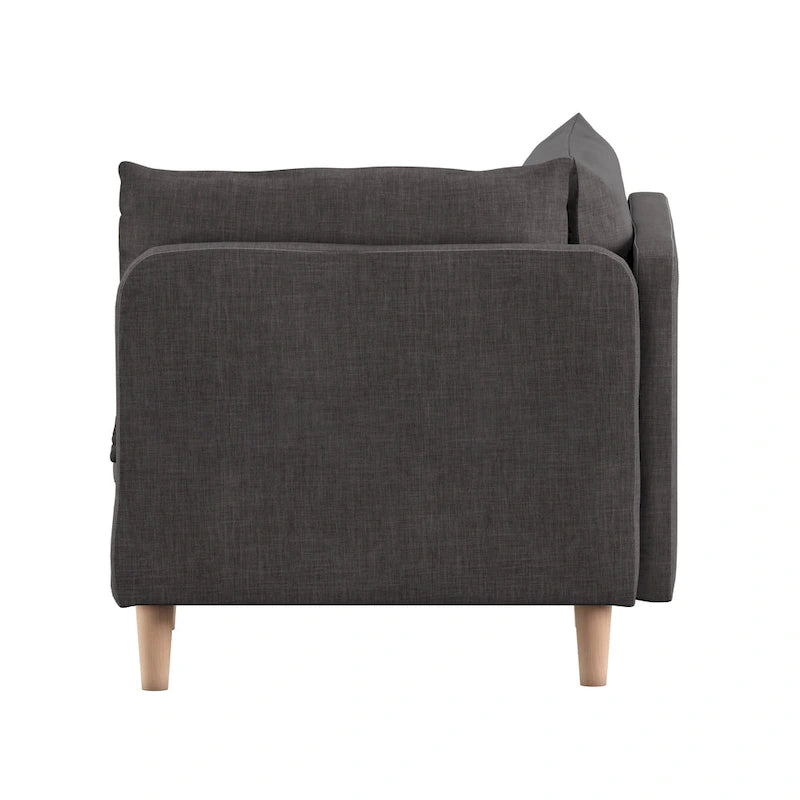 Fauteuil d'angle modulaire Malina style milieu du siècle par iNSPIRE Q Modern