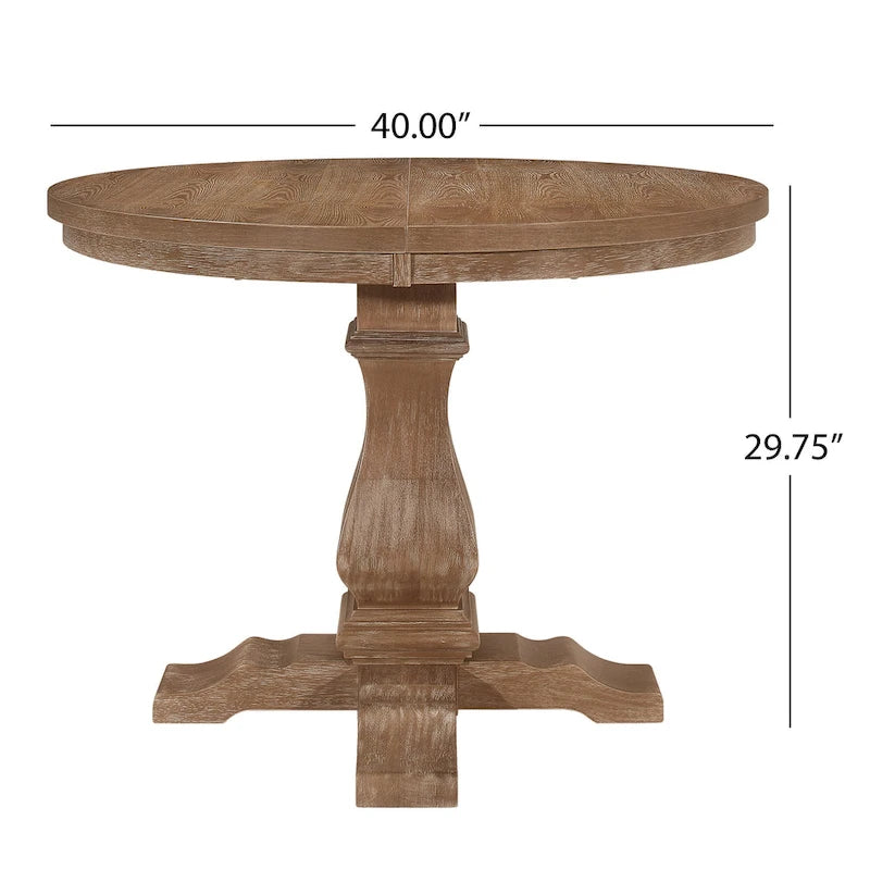 Ensemble de salle à manger 5 pièces Hudson en tissu et bois par Christopher Knight Home