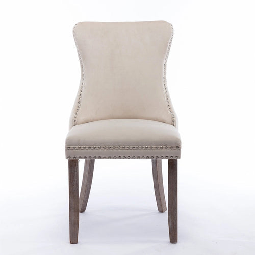 Chaise de salle à manger rembourrée à oreilles A&amp;A Furniture