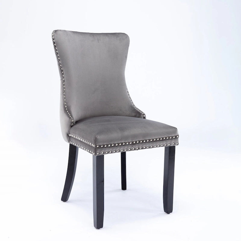 Chaise de salle à manger rembourrée à oreilles A&amp;A Furniture