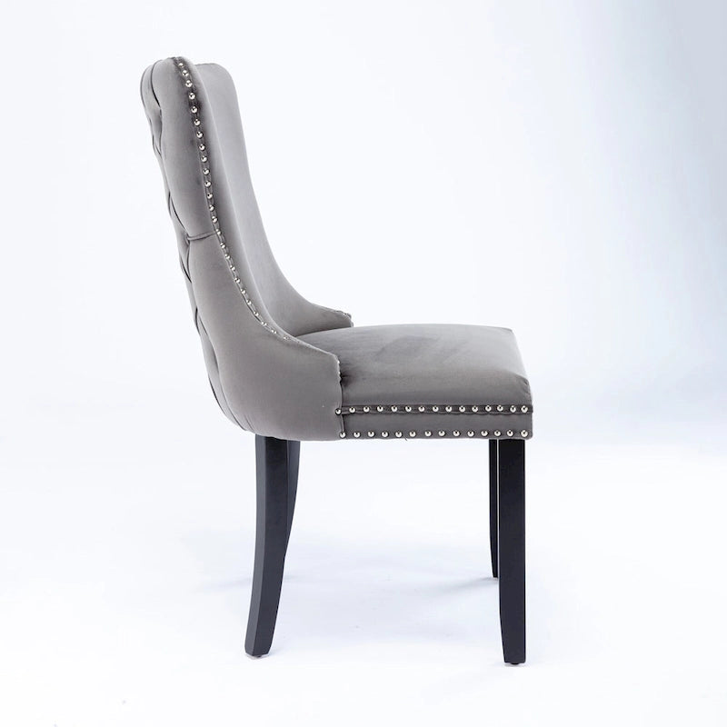 Chaise de salle à manger rembourrée à oreilles A&amp;A Furniture