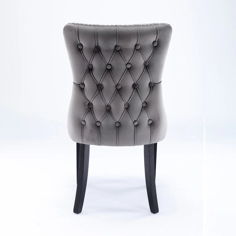 Chaise de salle à manger rembourrée à oreilles A&amp;A Furniture