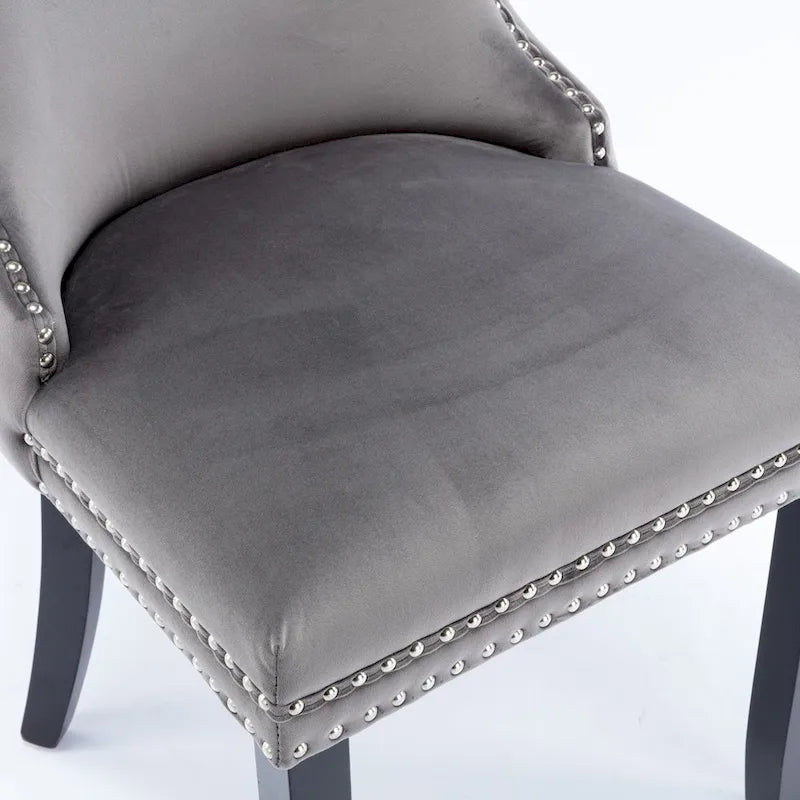 Chaise de salle à manger rembourrée à oreilles A&amp;A Furniture