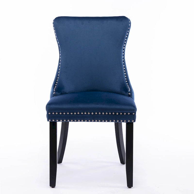 Chaise de salle à manger rembourrée à oreilles A&amp;A Furniture