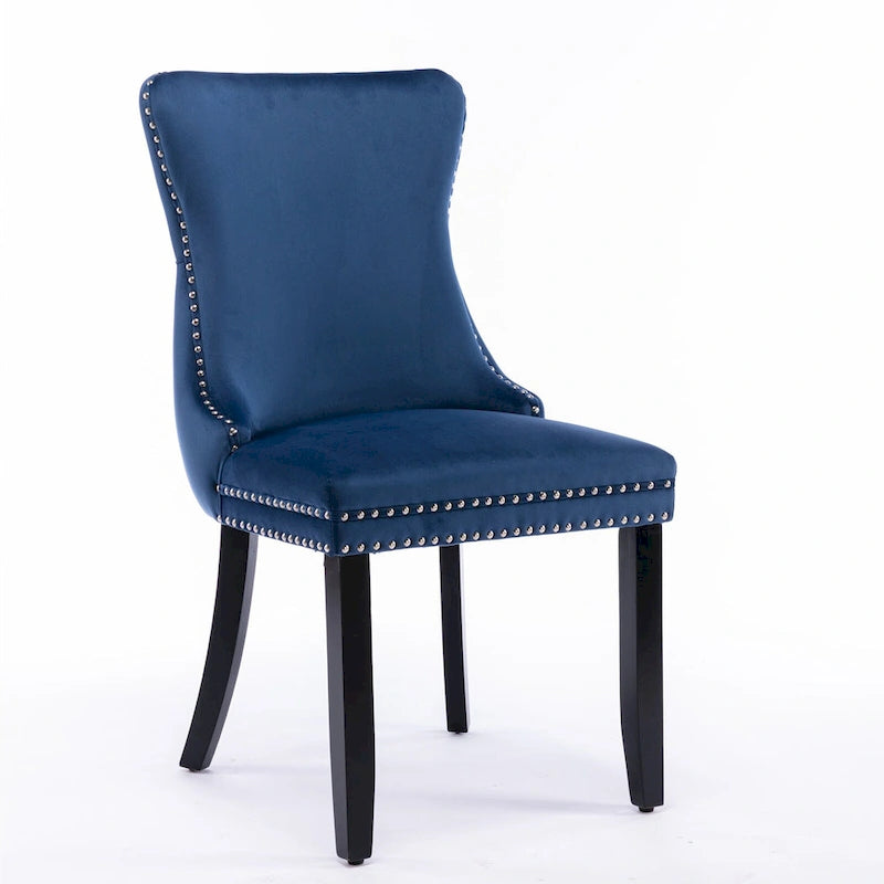 Chaise de salle à manger rembourrée à oreilles A&amp;A Furniture