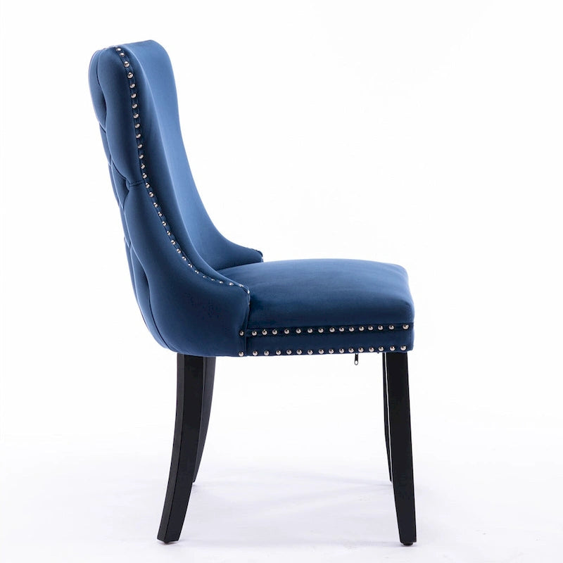 Chaise de salle à manger rembourrée à oreilles A&amp;A Furniture