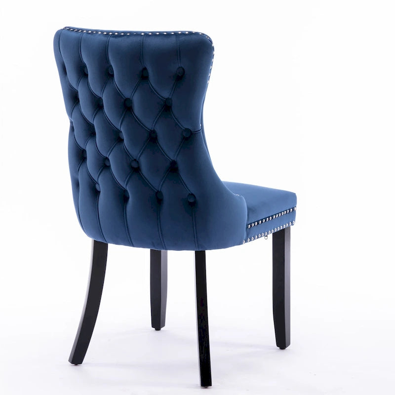Chaise de salle à manger rembourrée à oreilles A&amp;A Furniture