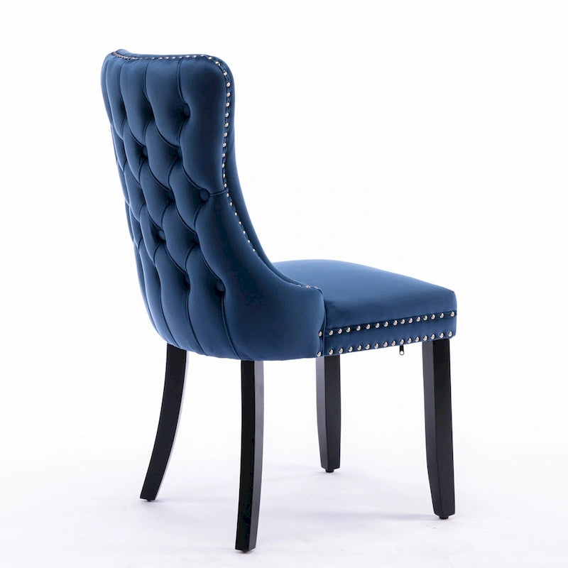 Chaise de salle à manger rembourrée à oreilles A&amp;A Furniture