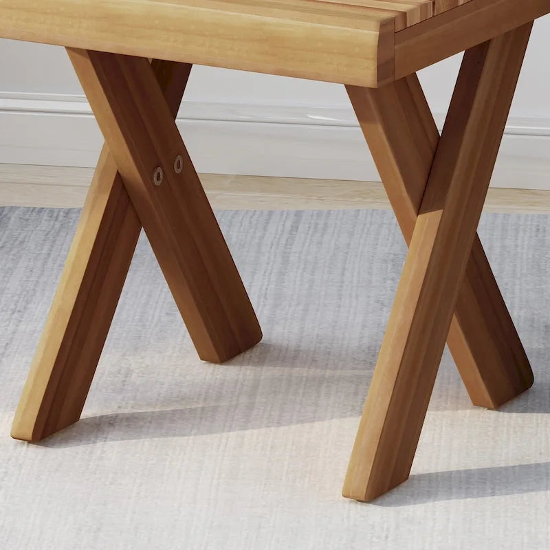 Table d'appoint Esmeralda Farmhouse en bois d'acacia par Christopher Knight Home