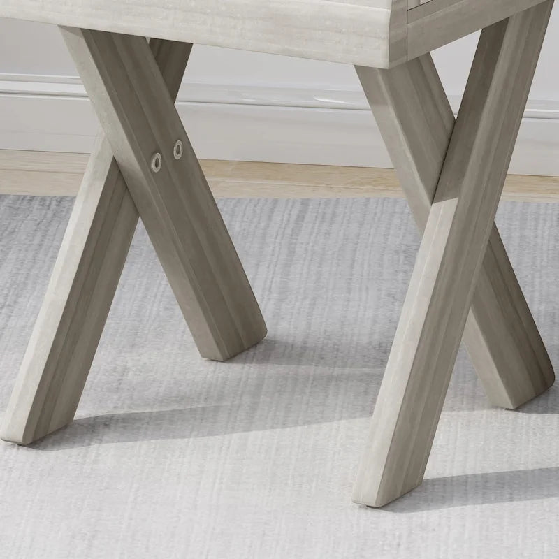 Table d'appoint Esmeralda Farmhouse en bois d'acacia par Christopher Knight Home