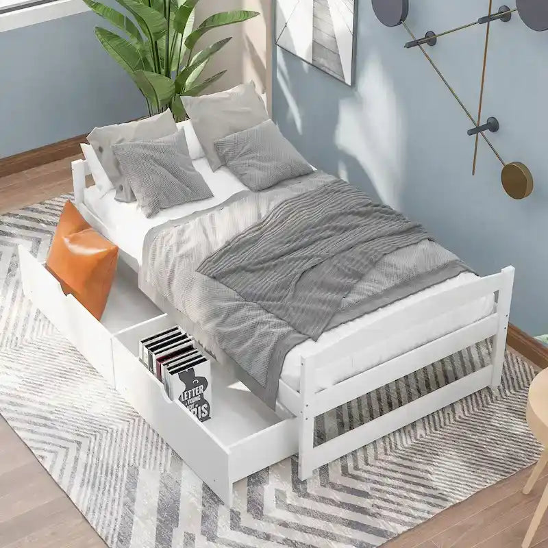 Lit plateforme simple