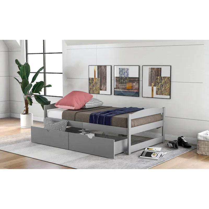 Lit plateforme simple