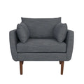 Fauteuil club rembourré Gould avec coussins décoratifs par Christopher Knight Home