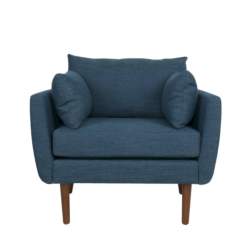 Fauteuil club rembourré Gould avec coussins décoratifs par Christopher Knight Home
