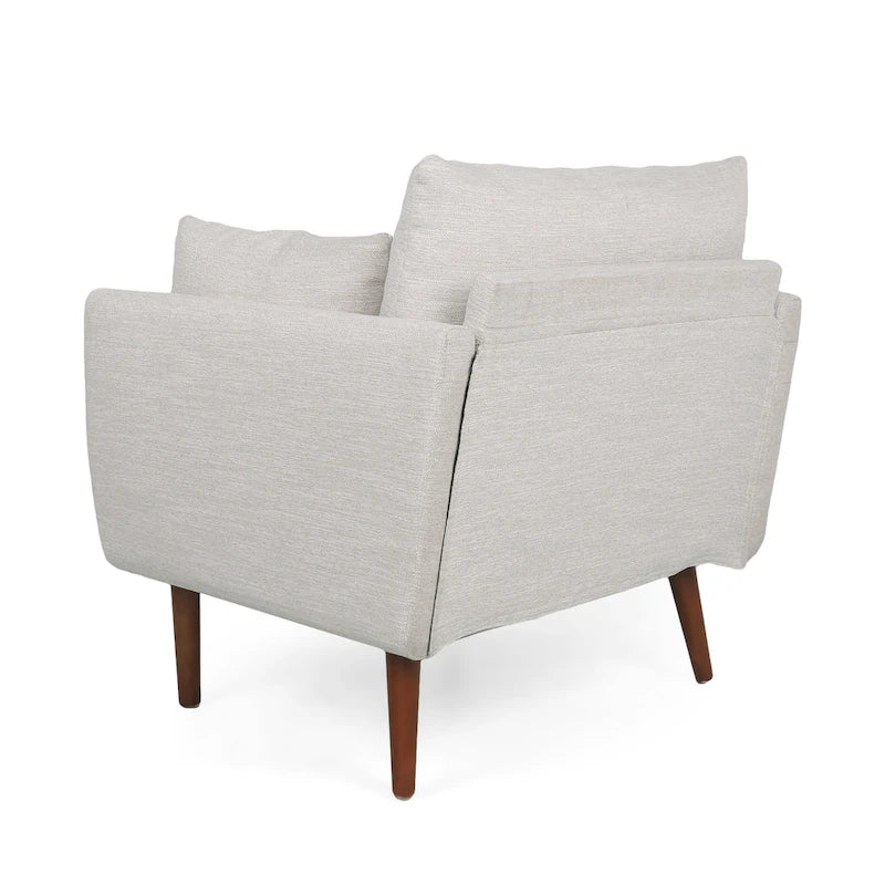 Fauteuil club rembourré Gould avec coussins décoratifs par Christopher Knight Home