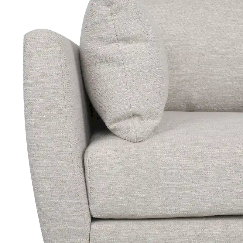 Fauteuil club rembourré Gould avec coussins décoratifs par Christopher Knight Home