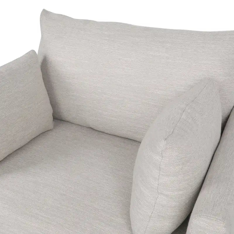 Fauteuil club rembourré Gould avec coussins décoratifs par Christopher Knight Home