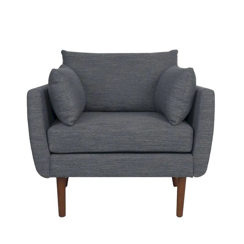 Fauteuil club rembourré Gould avec coussins décoratifs par Christopher Knight Home