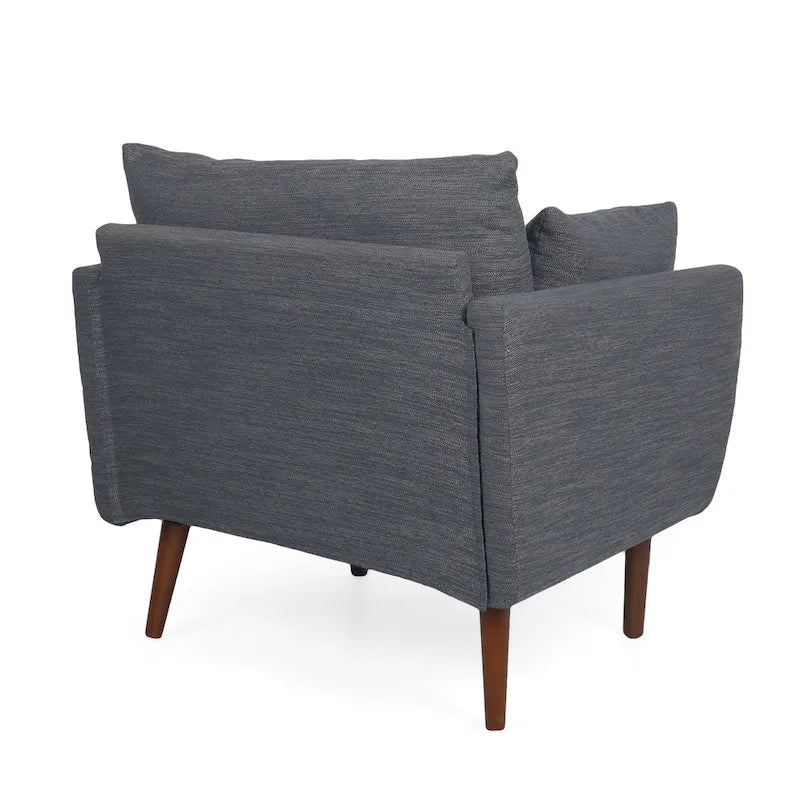 Fauteuil club rembourré Gould avec coussins décoratifs par Christopher Knight Home