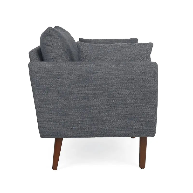 Fauteuil club rembourré Gould avec coussins décoratifs par Christopher Knight Home