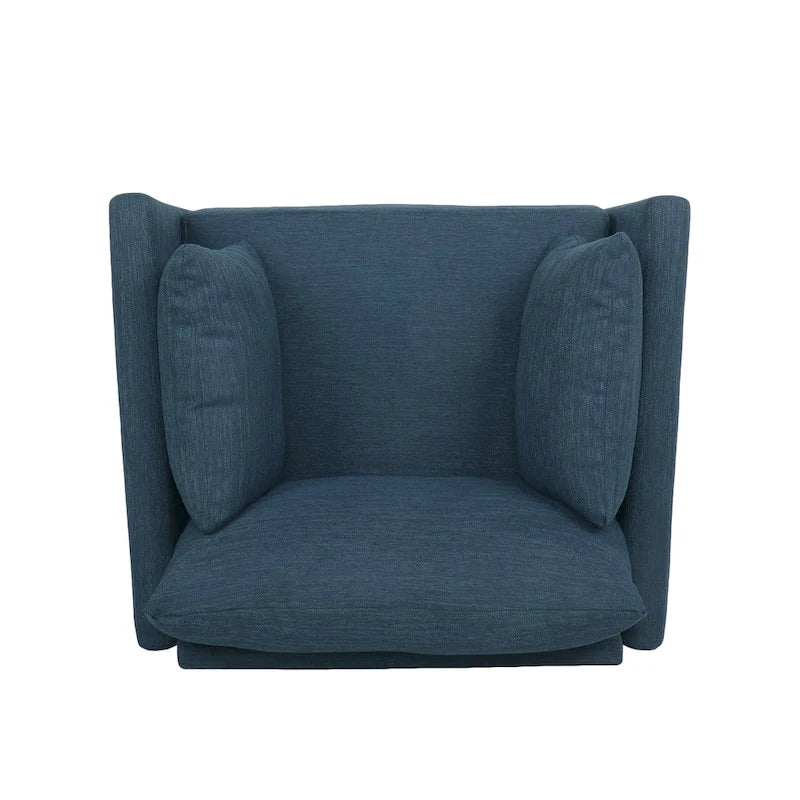 Fauteuil club rembourré Gould avec coussins décoratifs par Christopher Knight Home