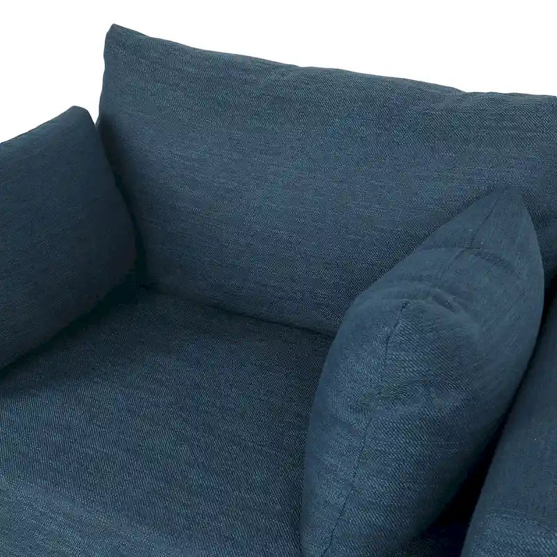 Fauteuil club rembourré Gould avec coussins décoratifs par Christopher Knight Home