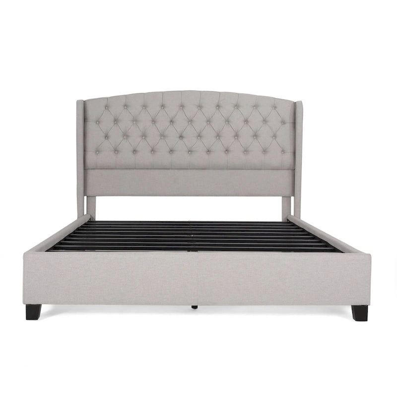 Ensemble de lit queen en tissu capitonné Costello de Christopher Knight Home